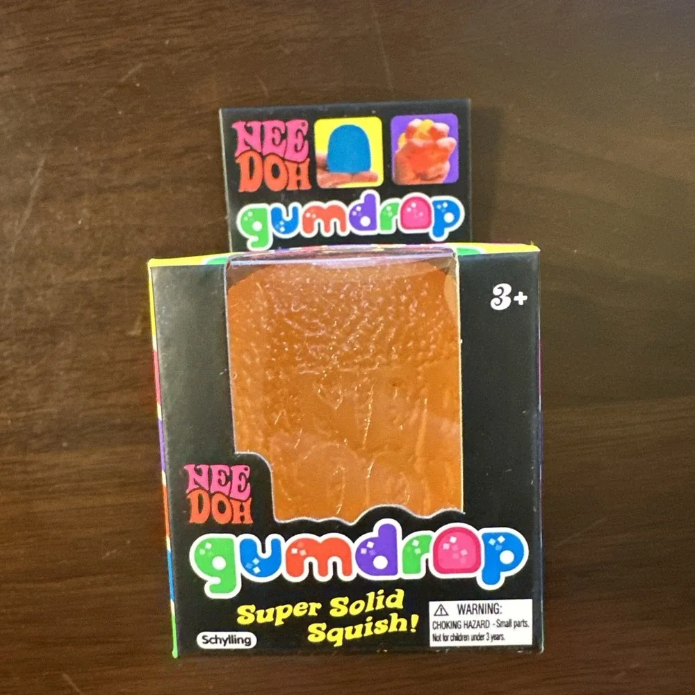 NeeDoh Gumdrop Orange Factory-Sealed 100% Authentic